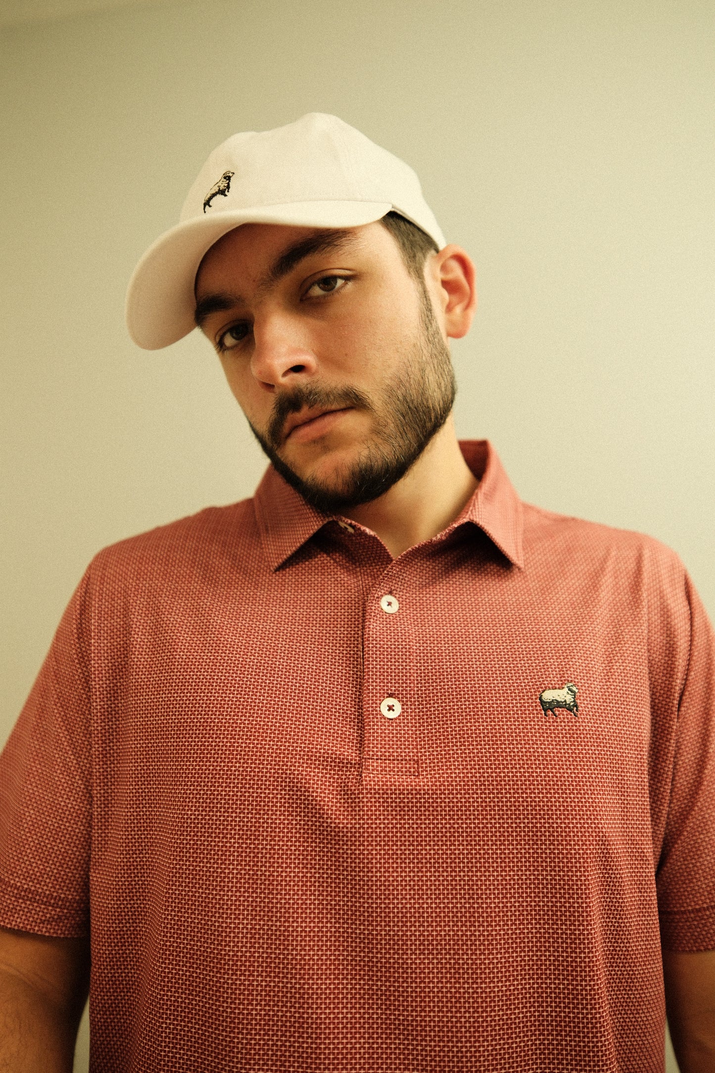 'Wine' Cross Polo Shirt