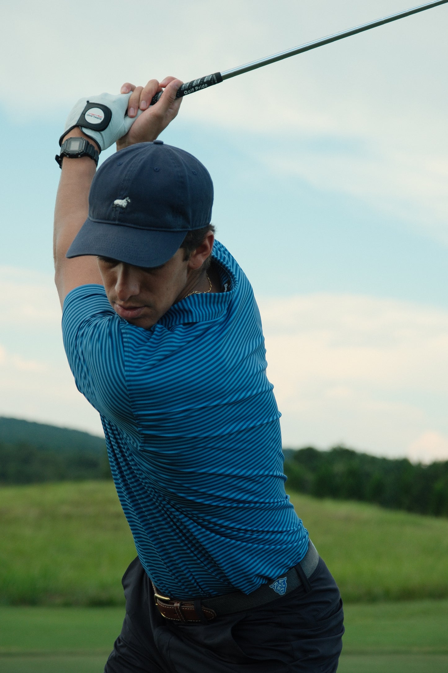 'Dusk Blue' Polo Shirt