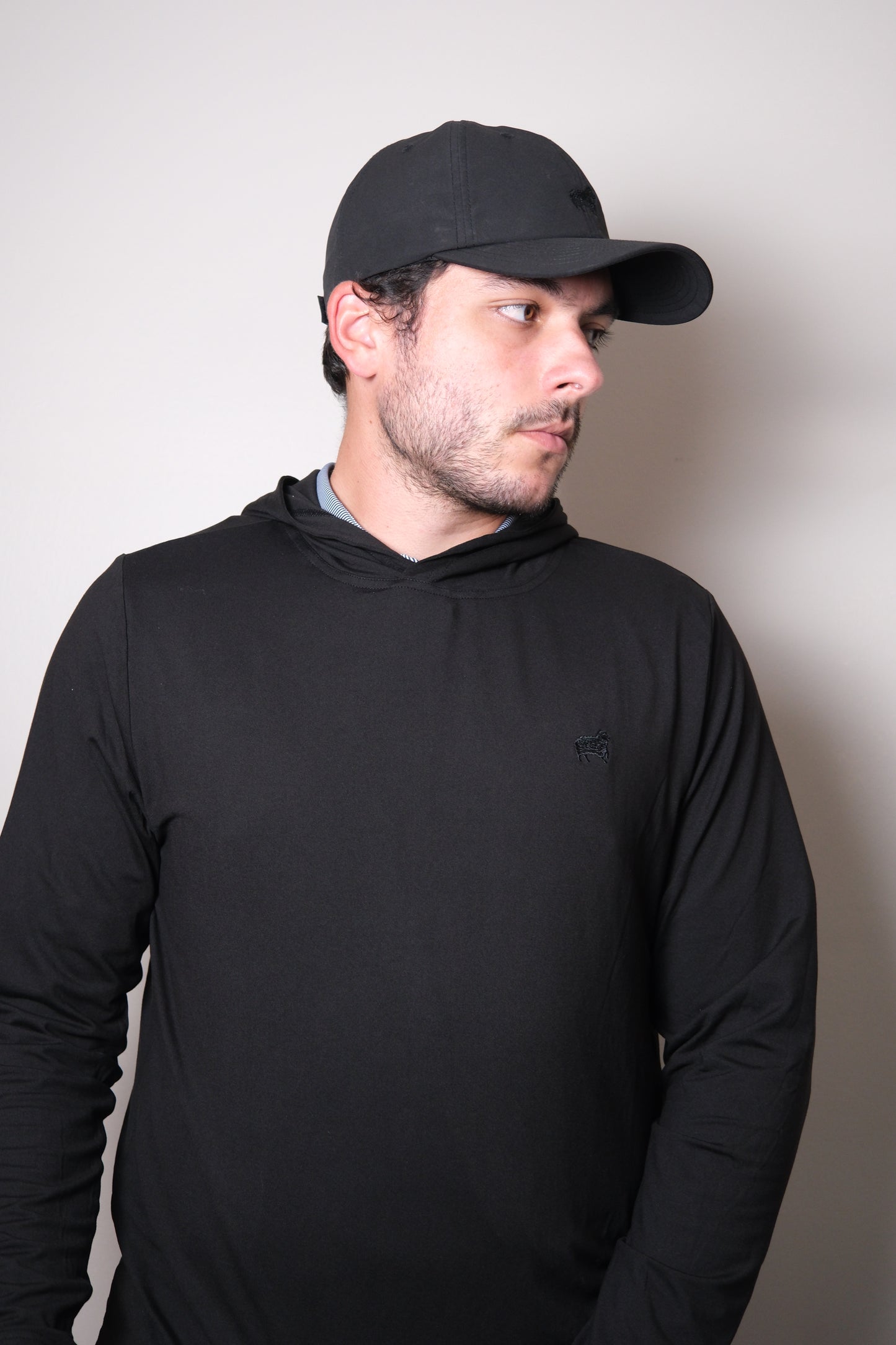 'Midnight Black' Shepherd's Pullover