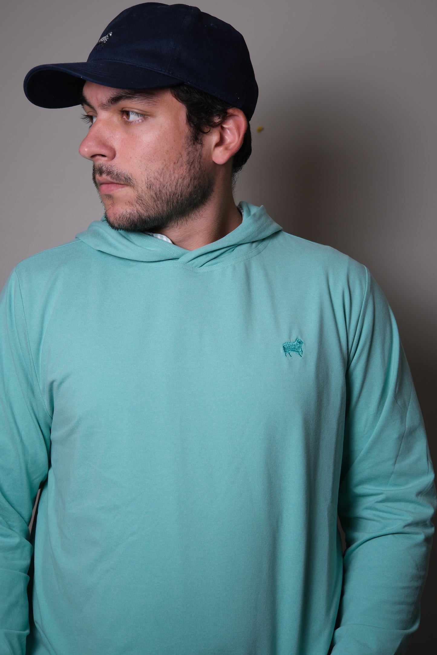 'Seafoam' Shepherd's Pullover