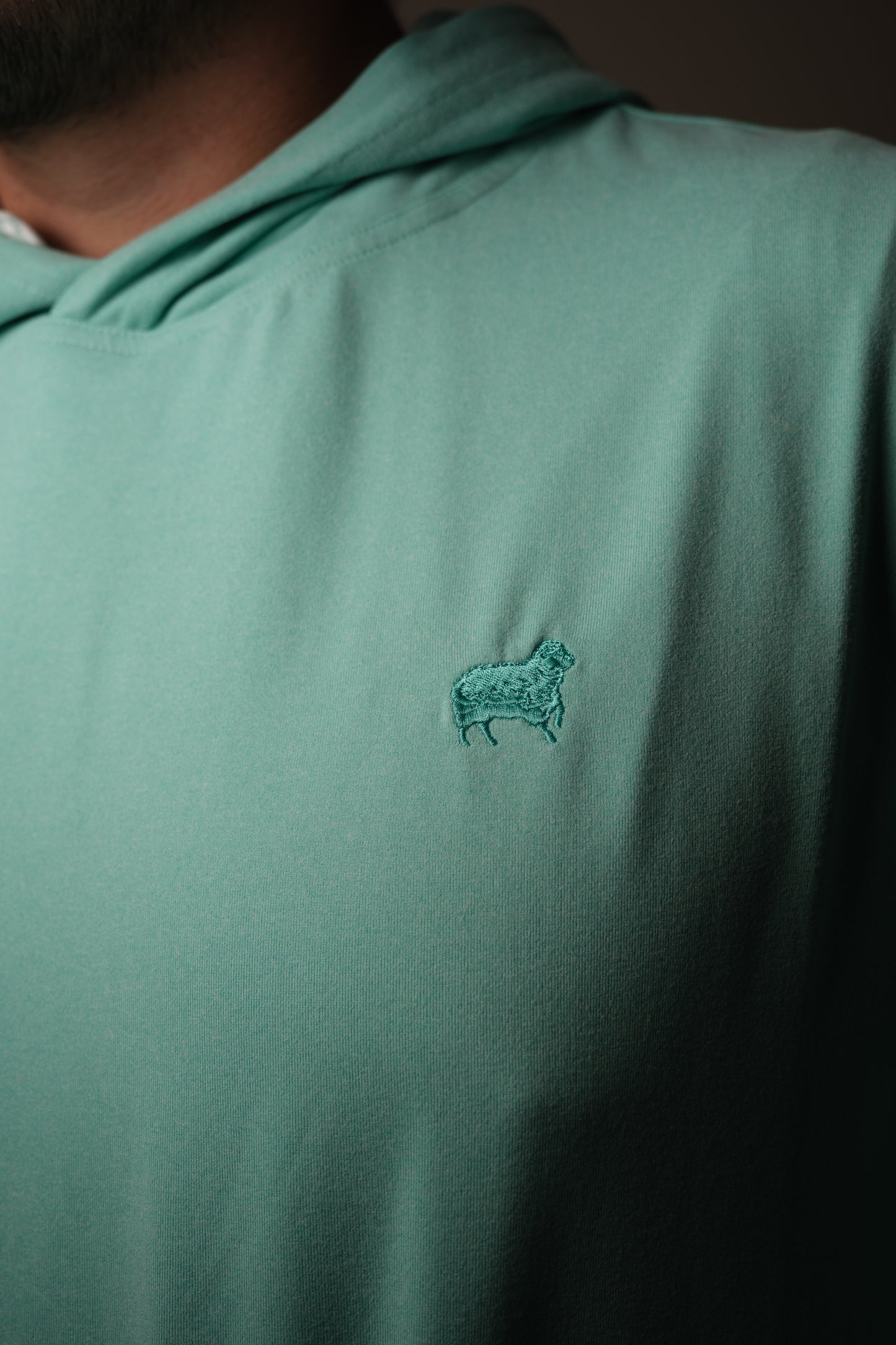 'Seafoam' Shepherd's Pullover