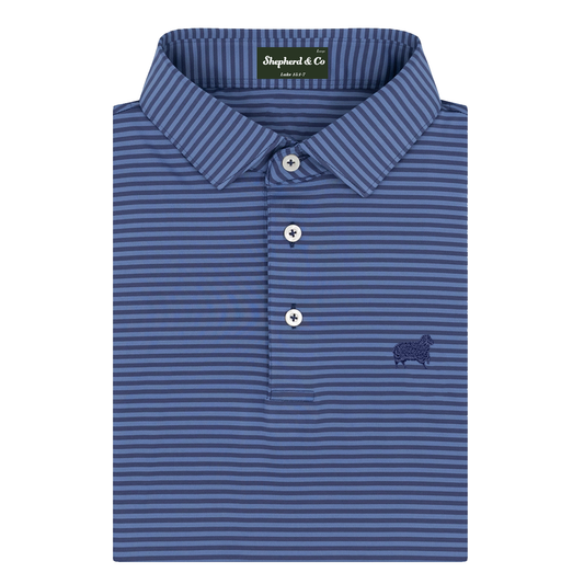 'Dusk Blue' Polo Shirt