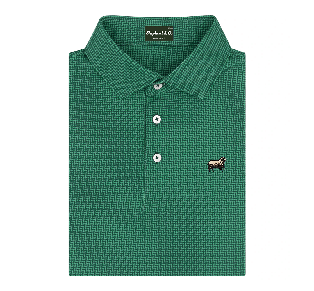 'Green' Sheepstooth Polo Shirt