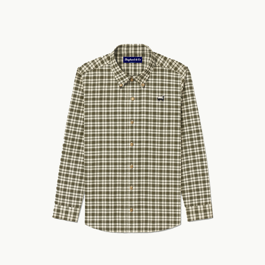 'Olive' Oxford Shirt