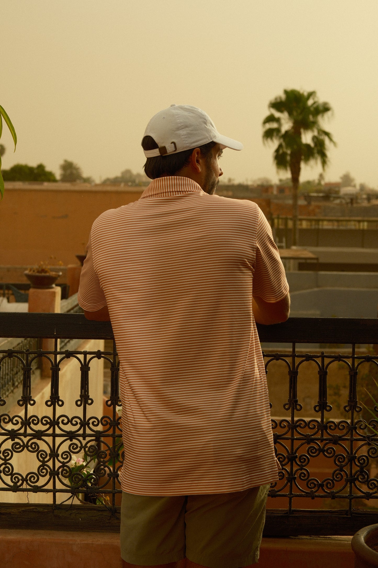 'Summer Peach' Polo Shirt