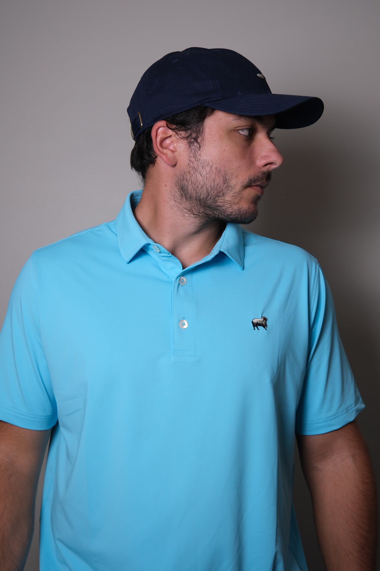 'Aqua' Polo Shirt
