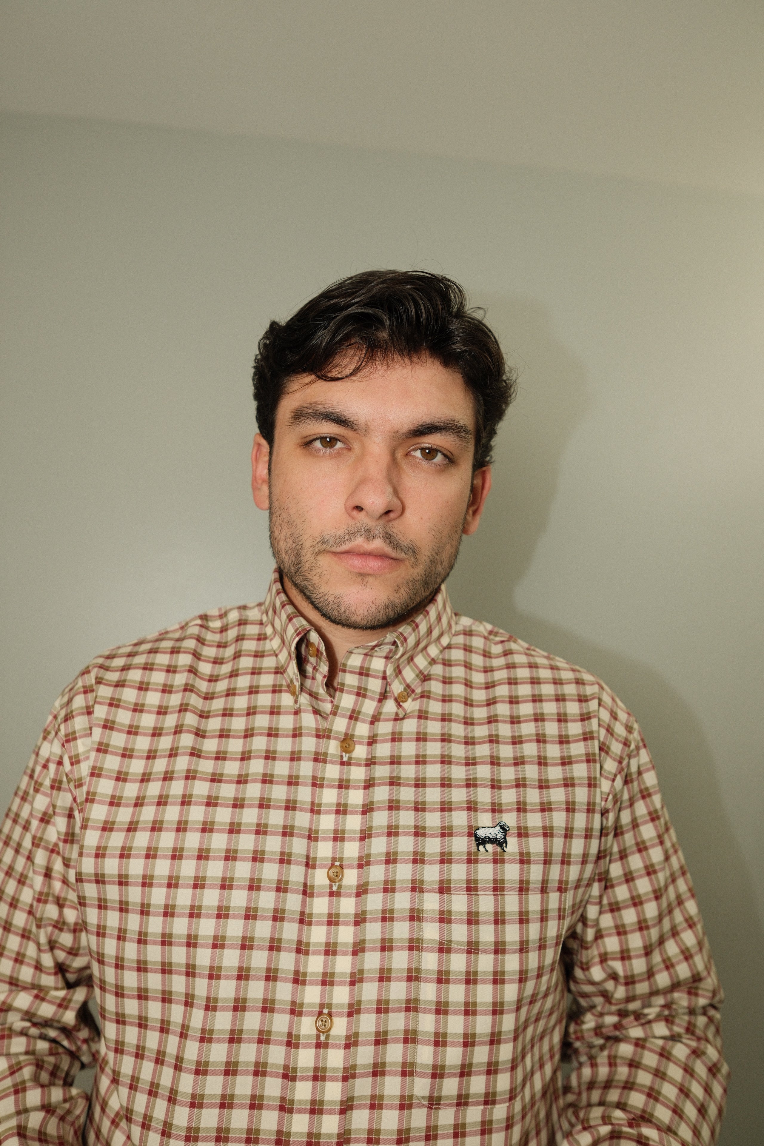 'Orchard' Plaid Oxford Shirt