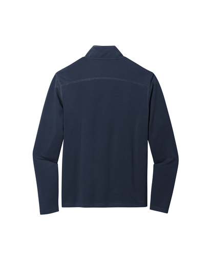 The Yoke Quarter-Zip: River Blue