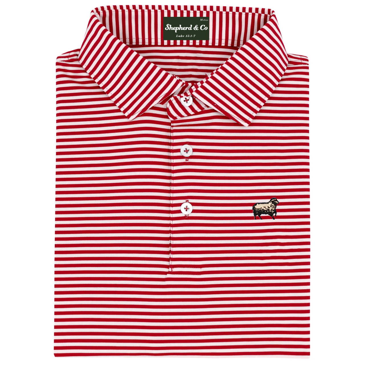 'Cherry Red' Polo Shirt