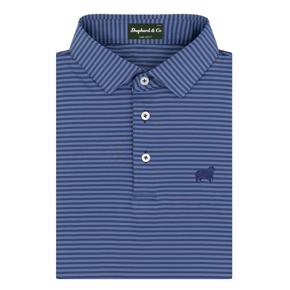 'Dusk Blue' Polo Shirt