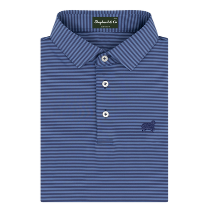 'Dusk Blue' Polo Shirt