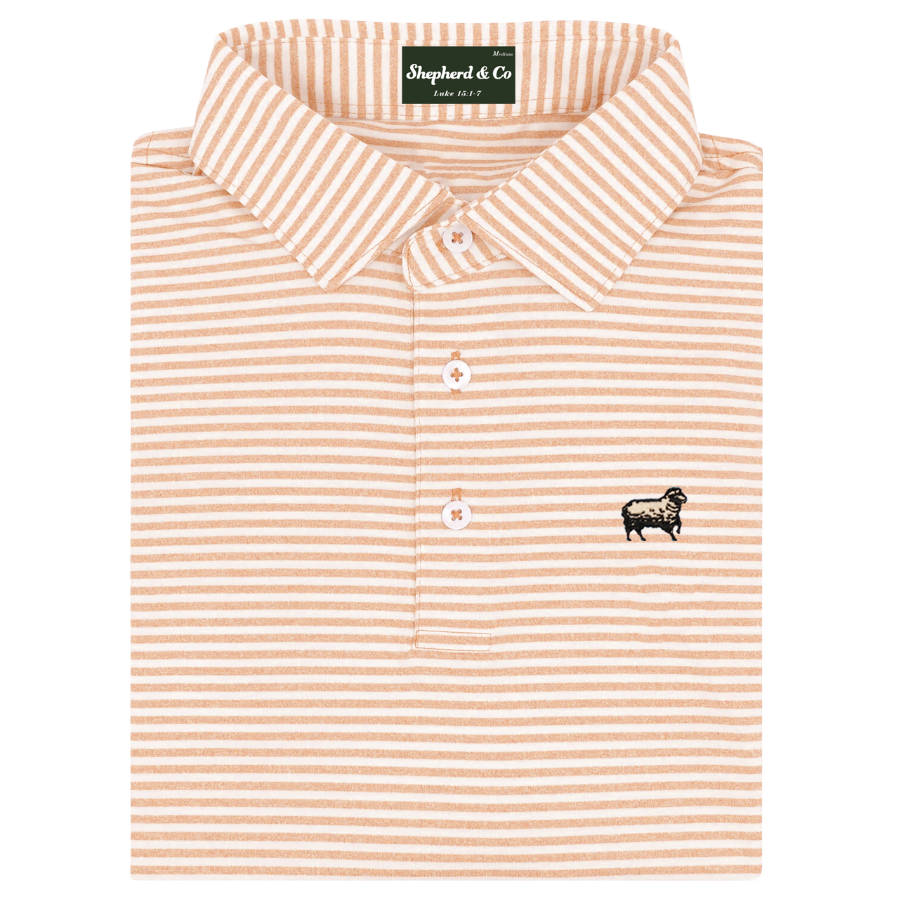 'Summer Peach' Polo Shirt